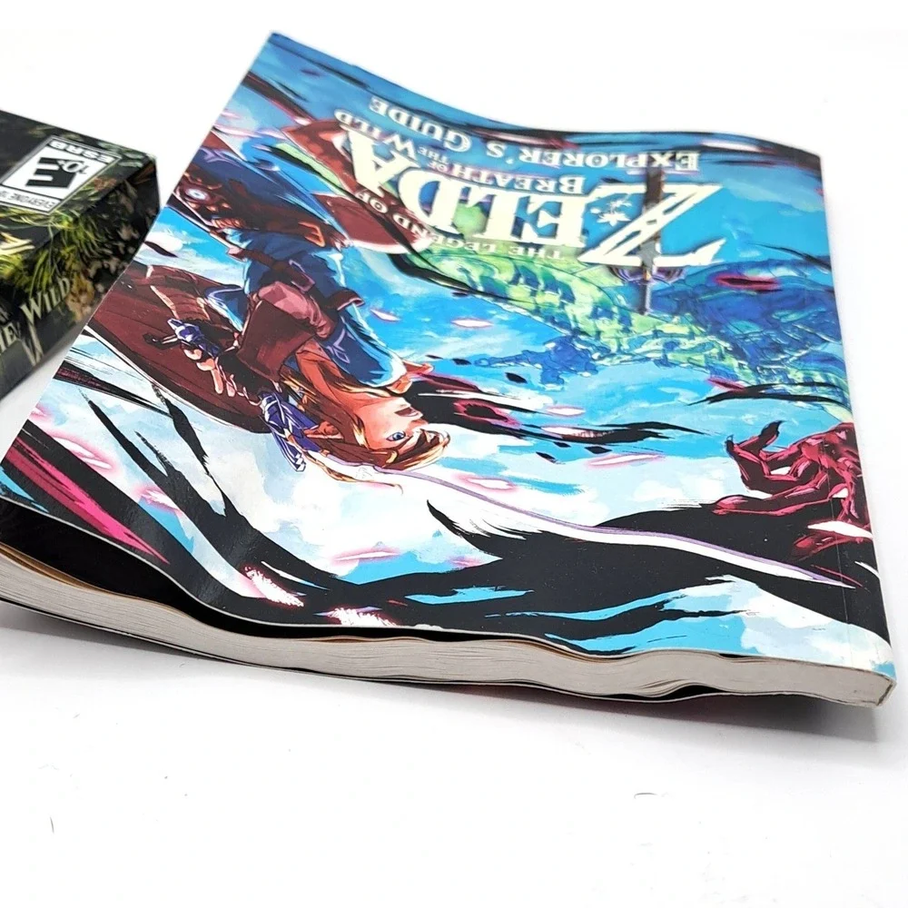 Zelda Breath of the Wild Nintendo Switch OEM Box With Explorer Guide No Game